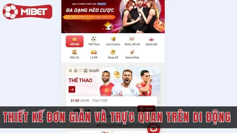 thiet ke don gian va truc quan tren di dong mibet